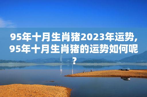 95年十月生肖猪2023年运势,95年十月生肖猪的运势如何呢?