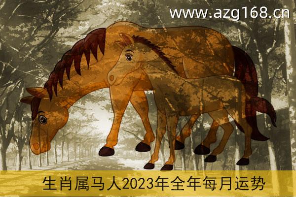 属马2023年运势及运程详解