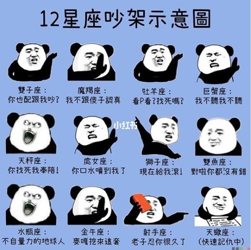 12星座吵架示意图