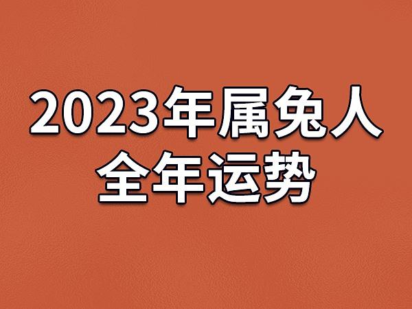 2023年属兔人全年运势