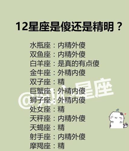 分手后最会诋毁前任的星座,12星座是傻还是精明?