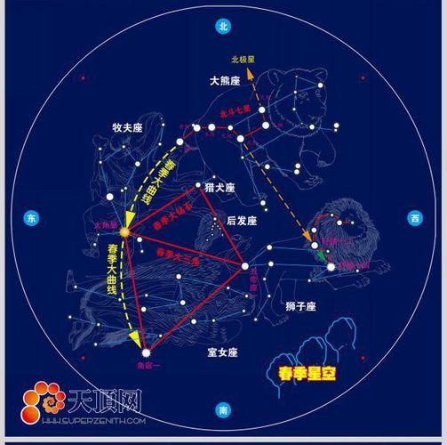 求看天体识星座的图就是每个星座对应的图像